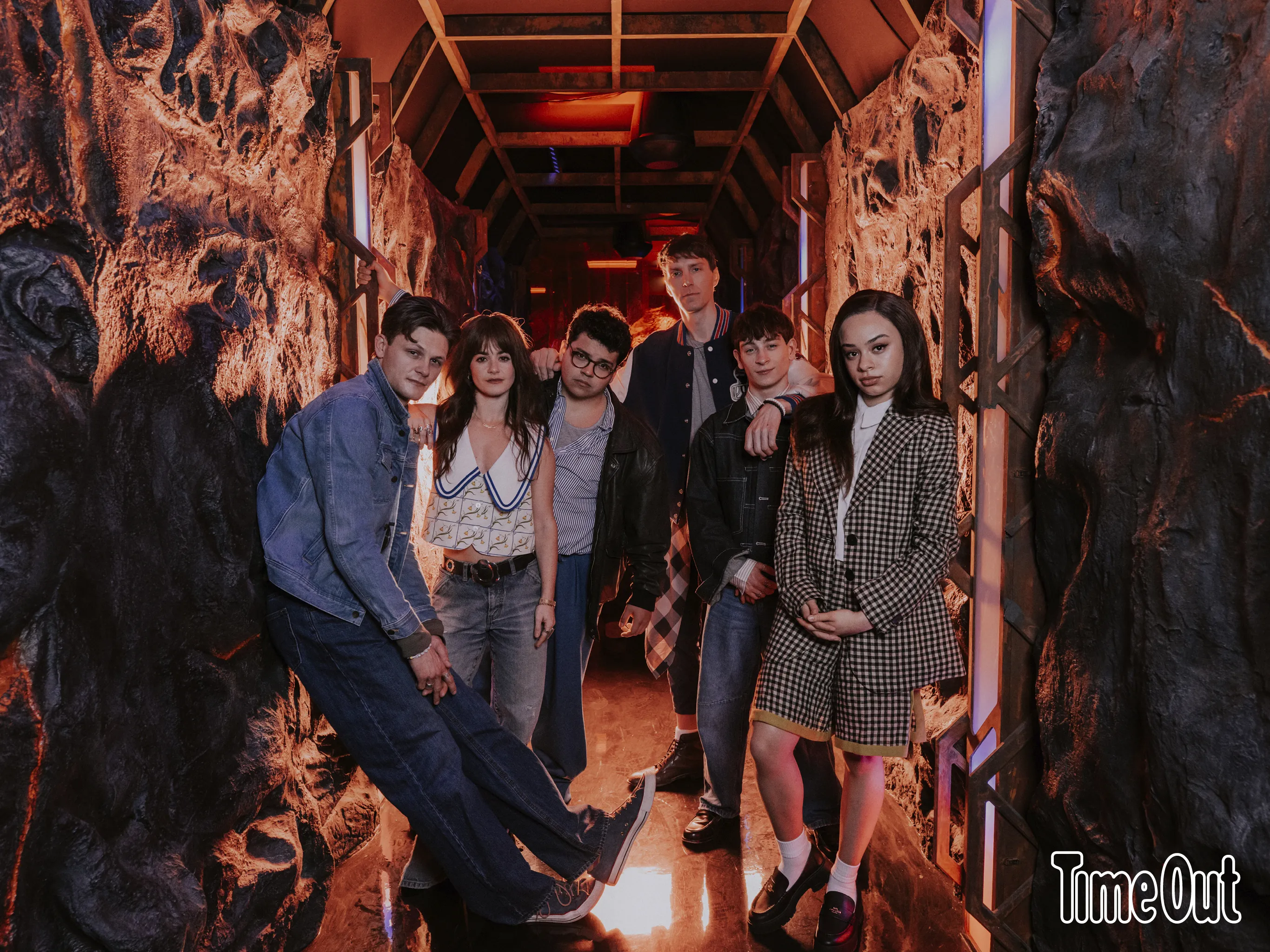 The cast of Stranger Things on Broadway HIGH RES