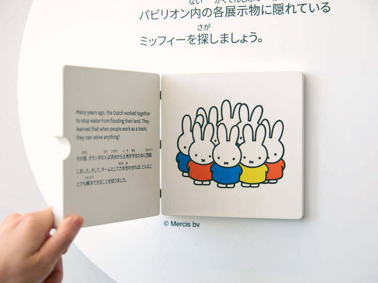うさこちゃんに案内してもらう。