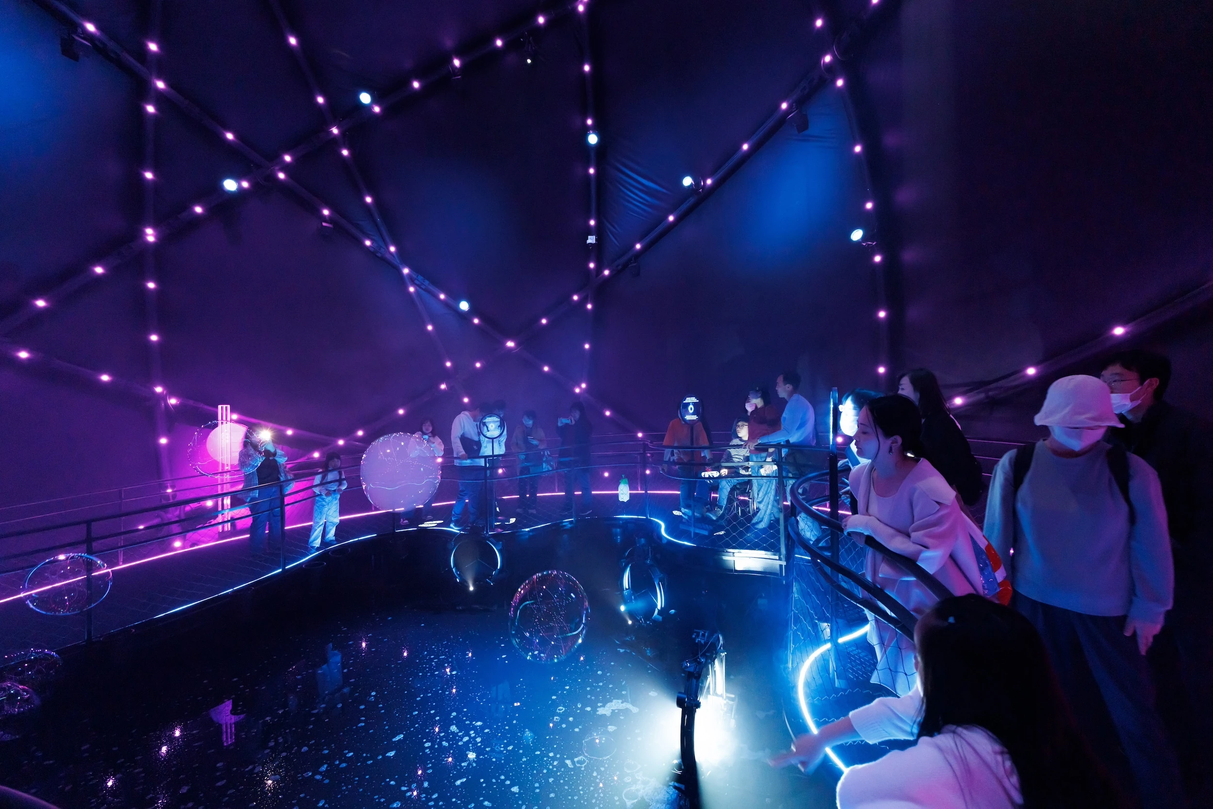 Inside the Swiss Pavilion at Expo 2025