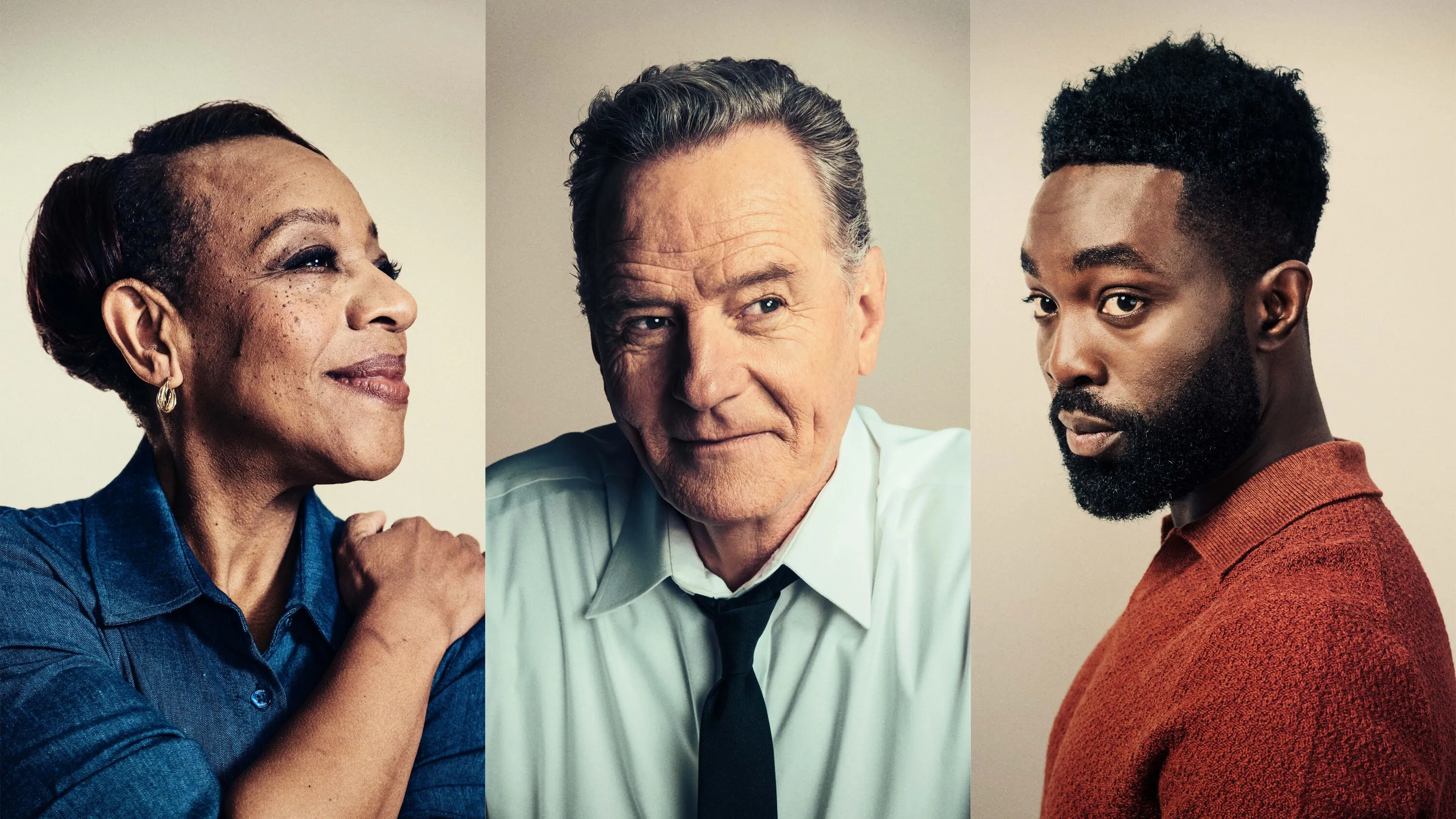 Bryan Cranston, Marianne Jean-Baptiste and Paapa Essiedu, All My Sons, 2025