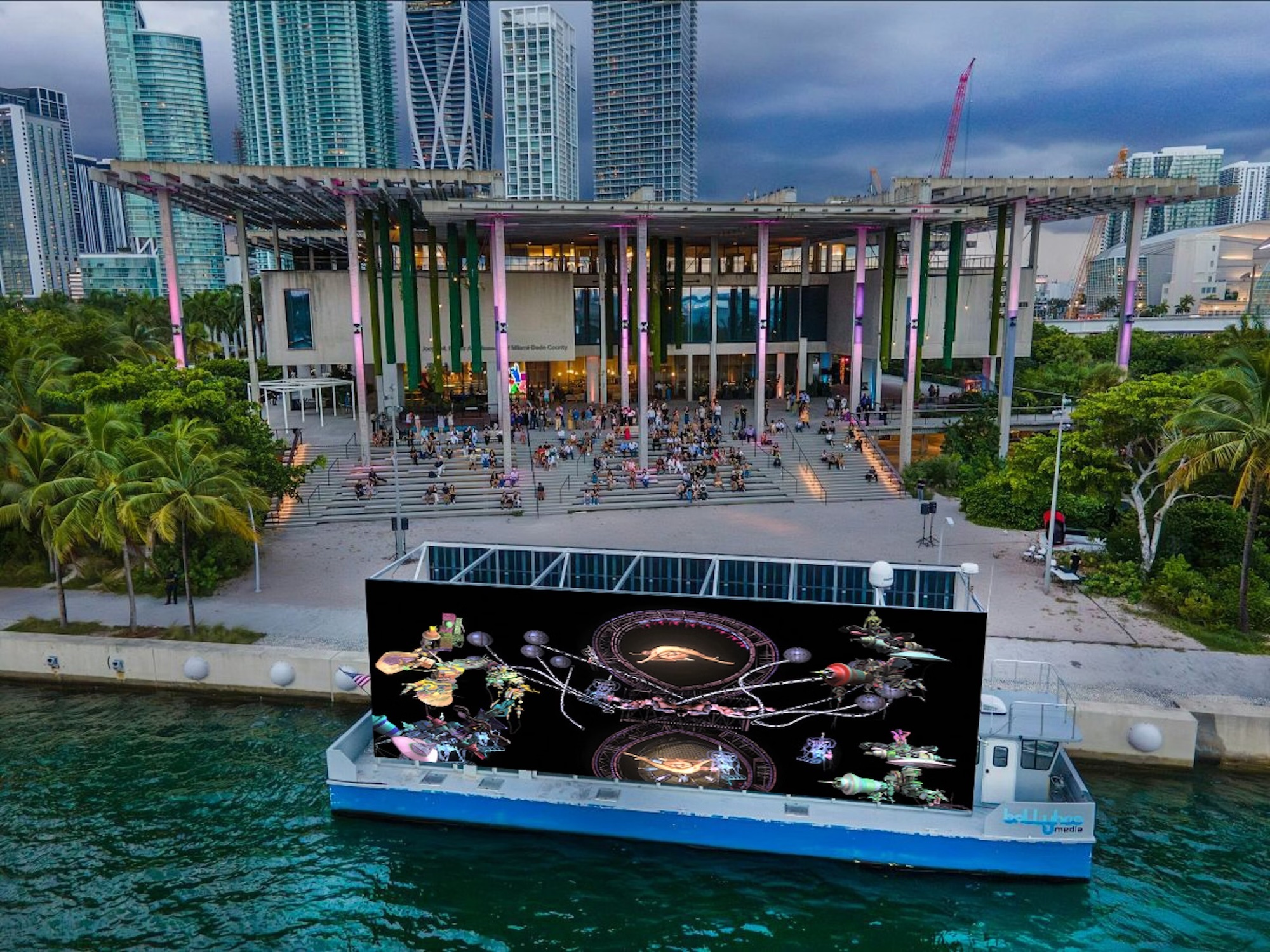 New Media Block Party and Floating Films: PAMMTV INTERTIDAL Premiere | Pérez Art Museum Miami | Things to do in Miami