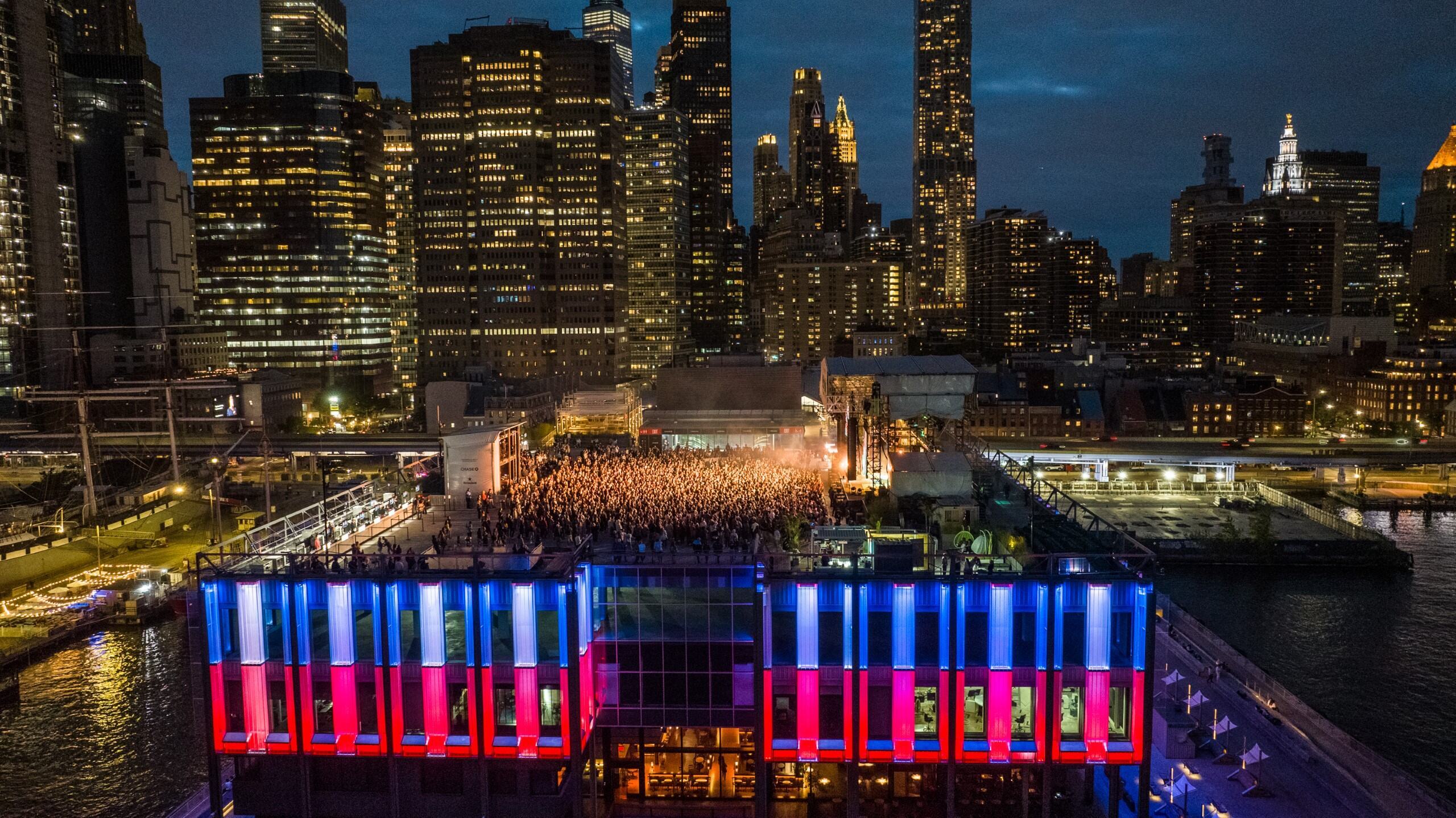 There are over 40 concerts happening at the Rooftop at Pier 17 this summer