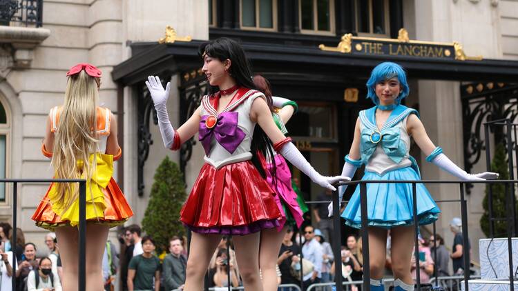 Sailor Scouts at the Japan Parade in NYC