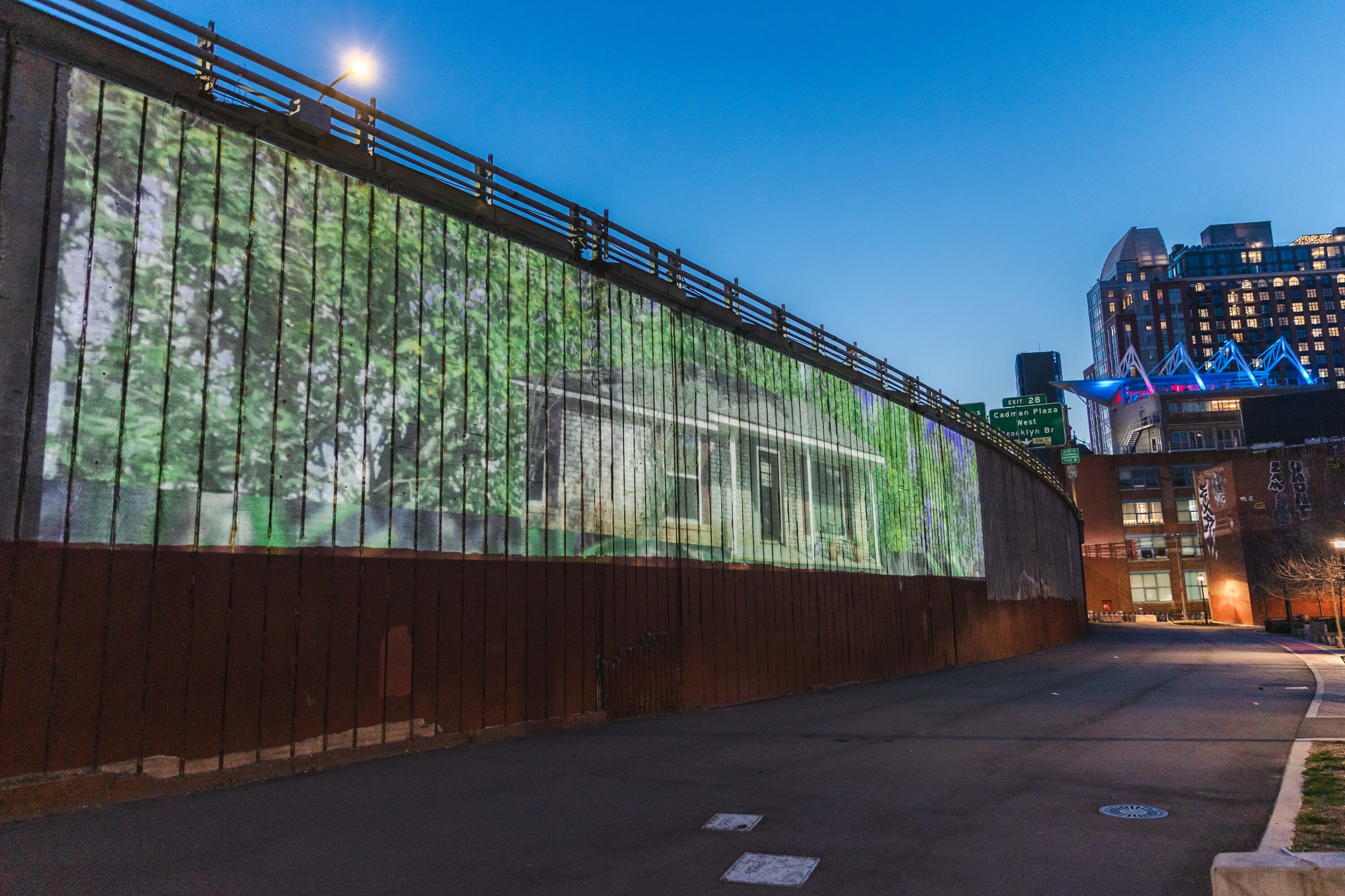 Porjections on the BQE