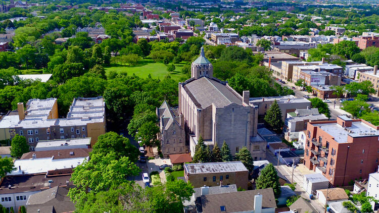 The Lincoln Square neighborhood of Chicago