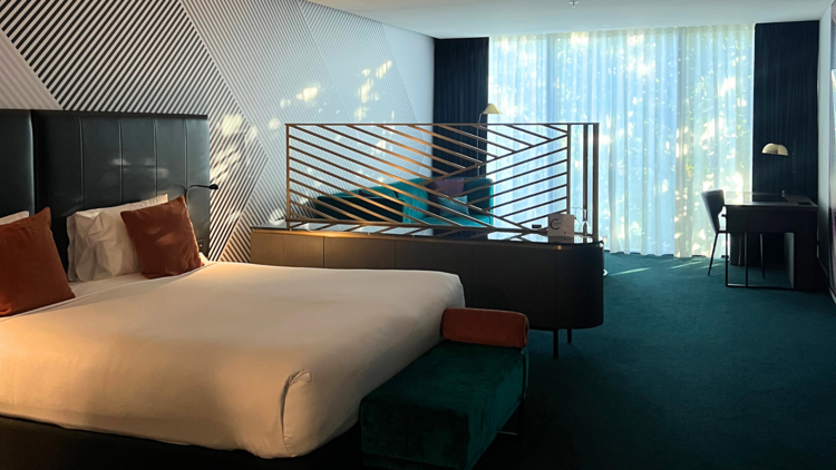 A room at Mövenpick Hotel Melbourne