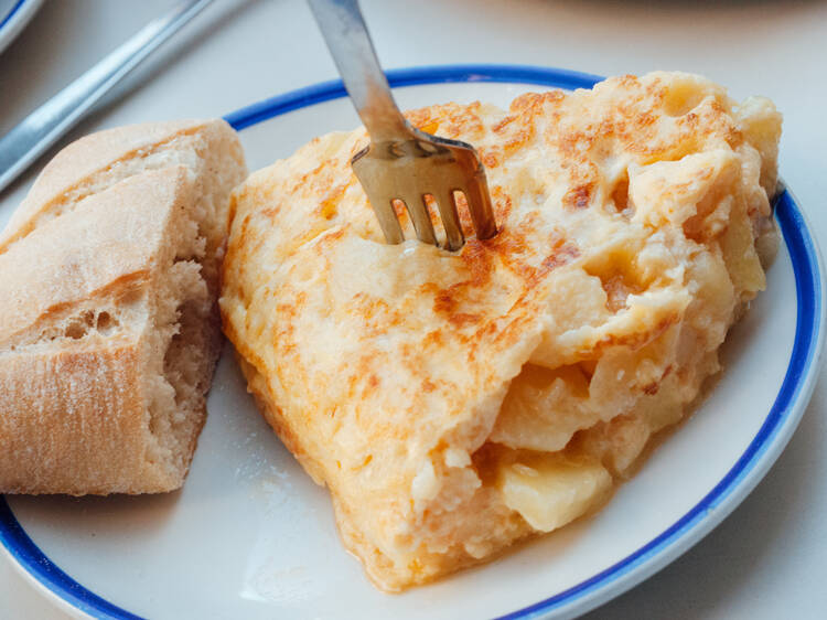 Un montado de tortilla de patata en La Tortilla 2.0 por 2,80 €