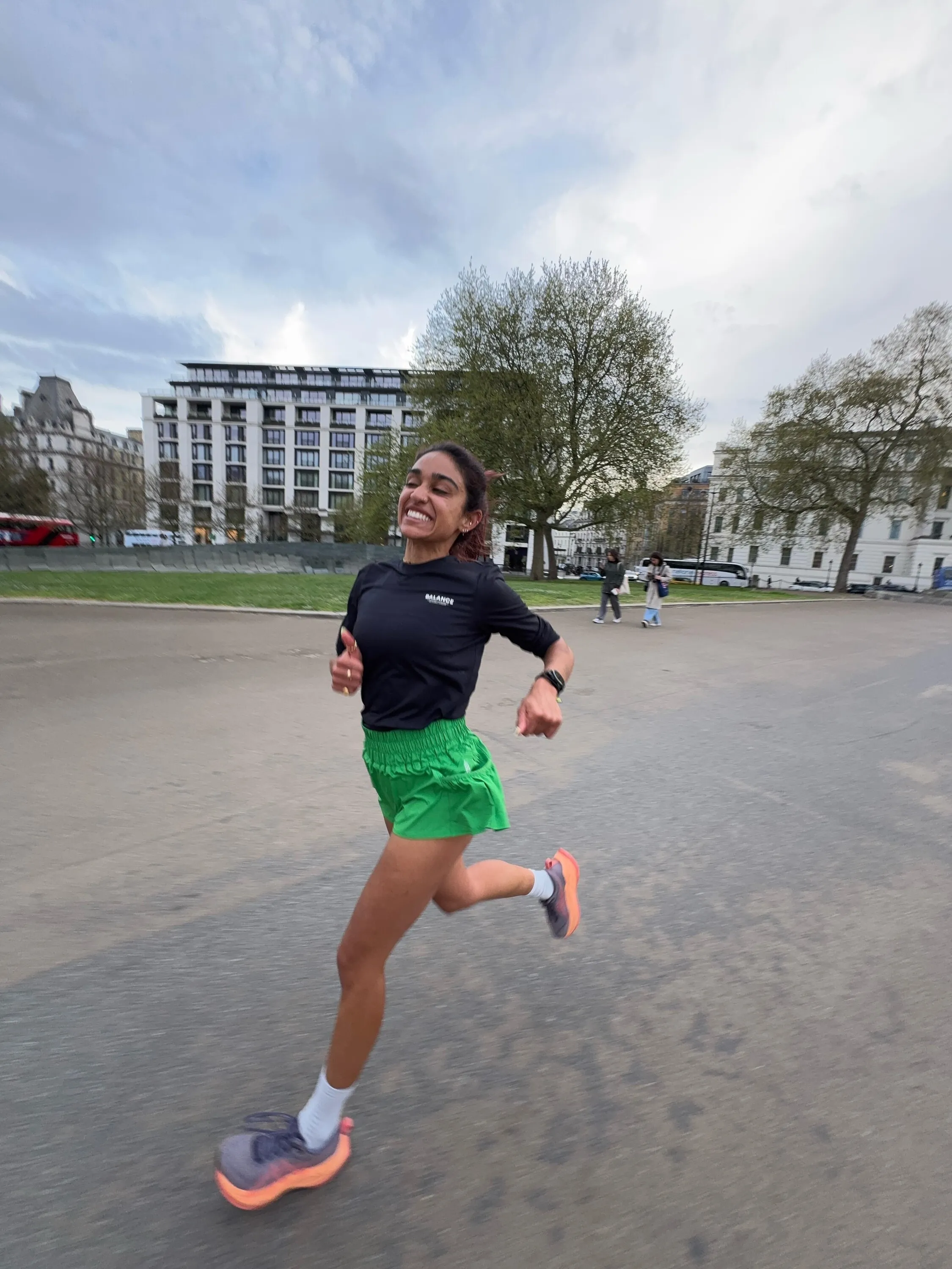 Savannah Sachdev running