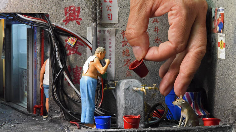 Kowloon Walled City miniature