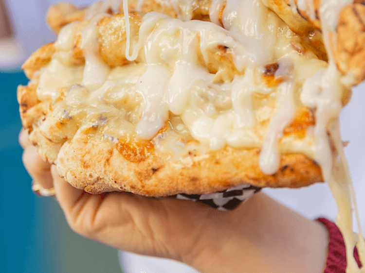 Una 4 Formaggi (8,9 €) en Pizza Wallet