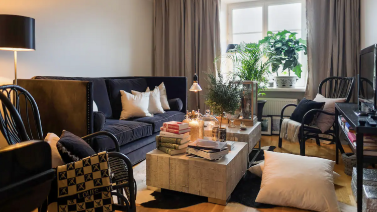 A stylish home for two in Kungsholmen
