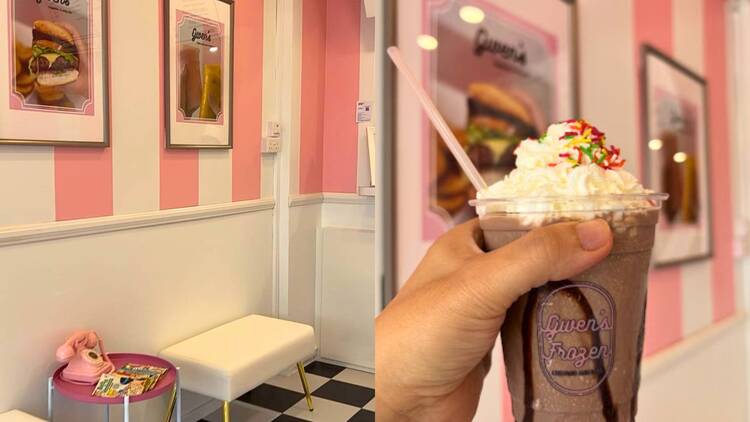 This new pink American-style diner in Joo Chiat serves frozen custard, Philly cheesesteaks and more