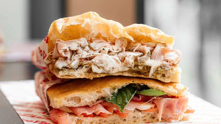 sandwiches from All'Antico Vinaio