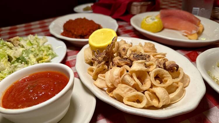 Appetizers at Dan Tana's