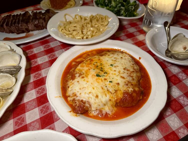 Chicken parm at Dan Tana's