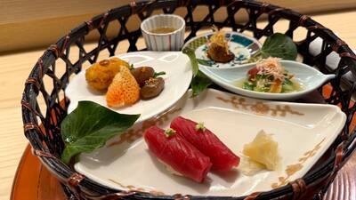 Zensai course at Asakura LA Zensai course at Asakura LA