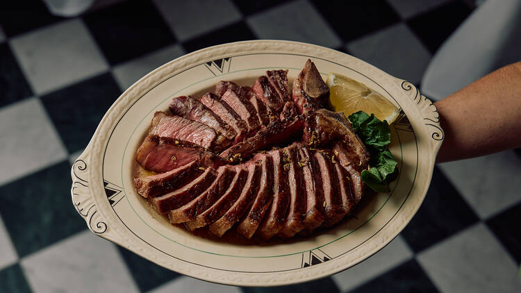 T-bone at Osteria Mucca