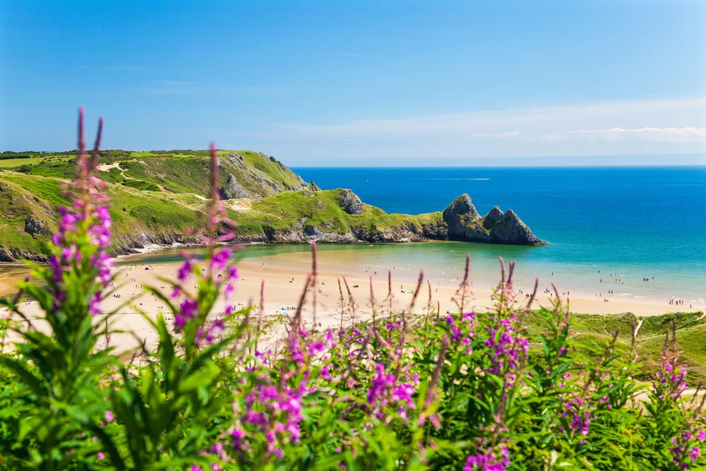 Three Cliffs Bay, Gower Peninsula, Wales