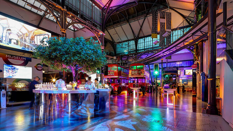 Party among the trains at a silent disco in the London Transport Museum