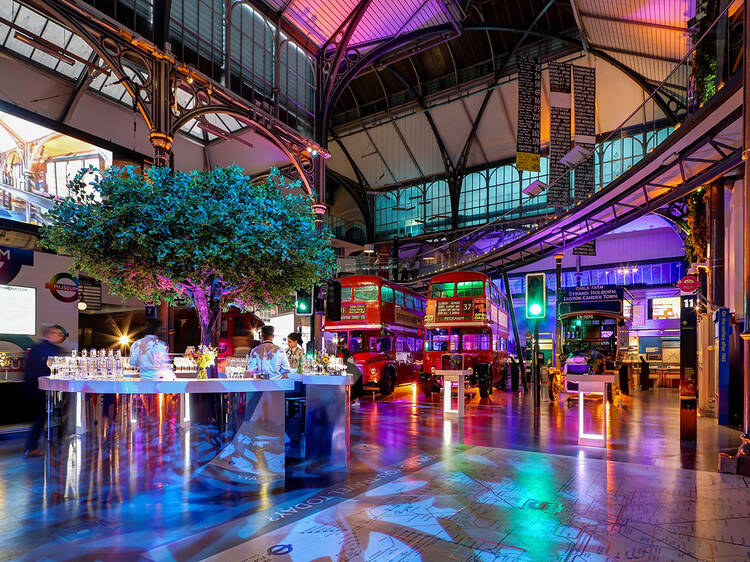 Party among the trains at a silent disco in the London Transport Museum