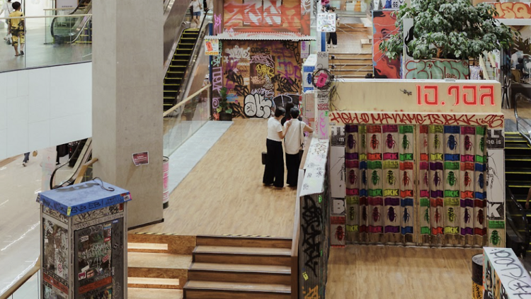 Street culture meets the mall at the Wall Lords Thailand Exhibition