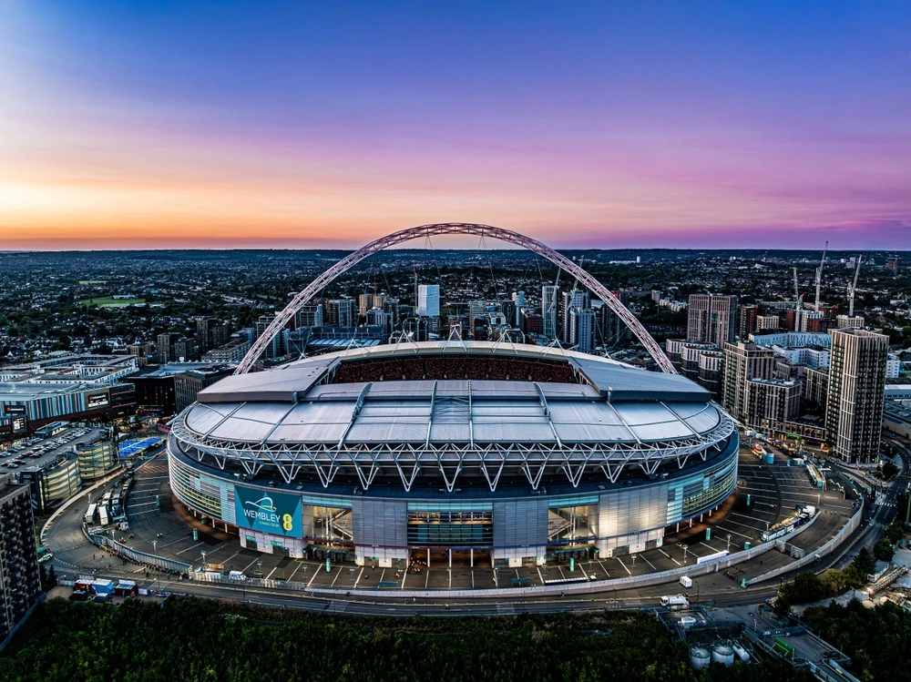 Wembley Stadium in London
