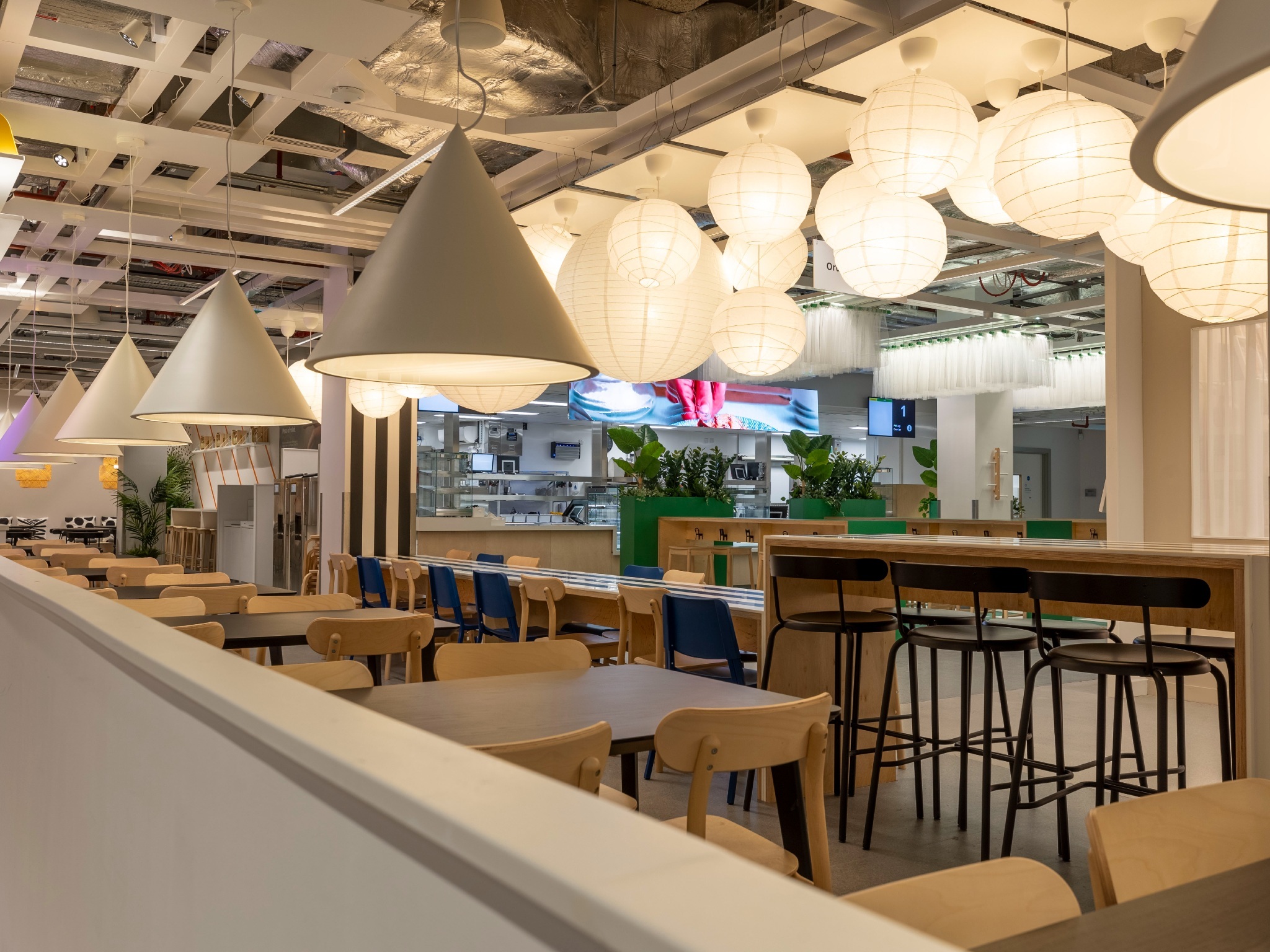 IKEA Oxford Street Swedish Deli seating
