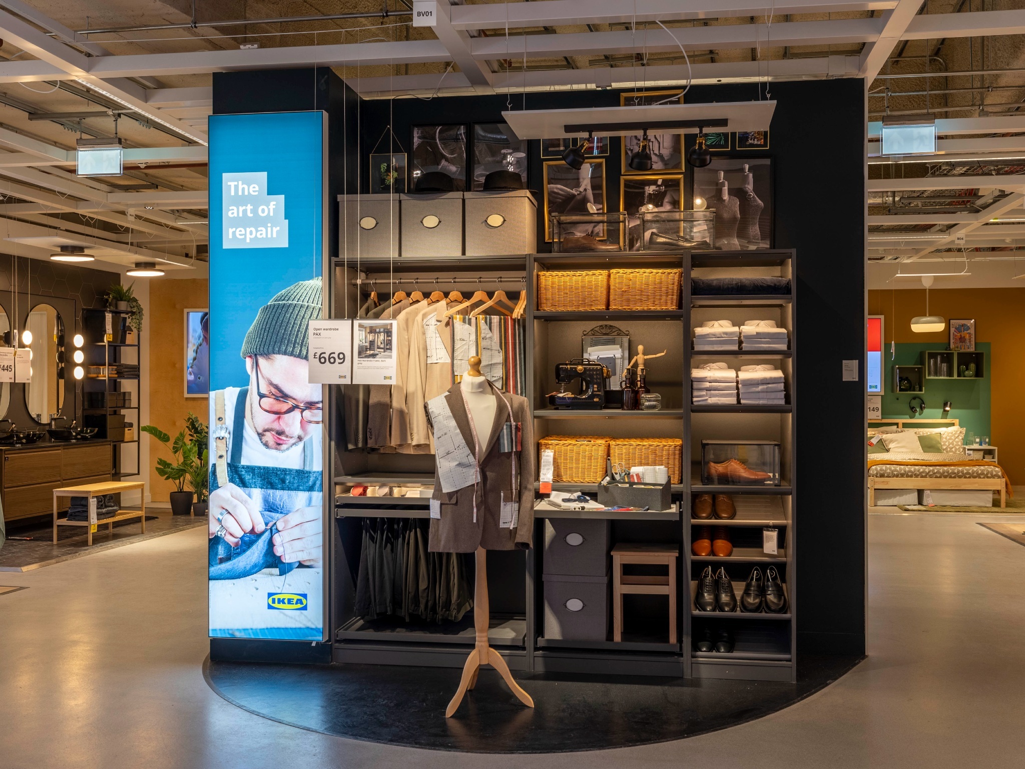 IKEA Oxford Street Re-Shop and Re-Use section