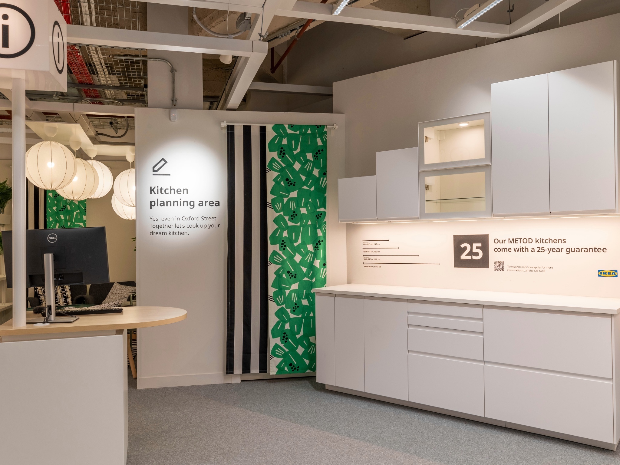 IKEA Oxford Street kitchen planning area
