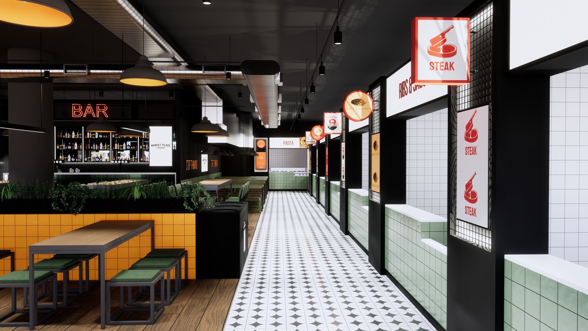 A giant new food hall is coming to St Paul's in May
