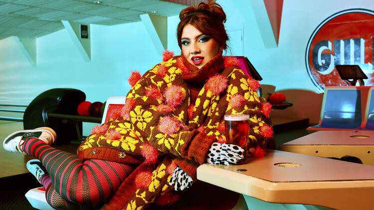 CMAT cover shoot at Rowans bowling alley