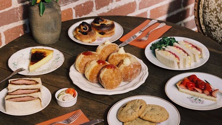 Cafe 2001 assorted dishes
