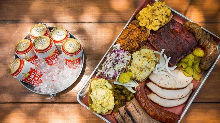 BBQ platter from Pinkerton's Barbecue BBQ platter from Pinkerton's Barbecue