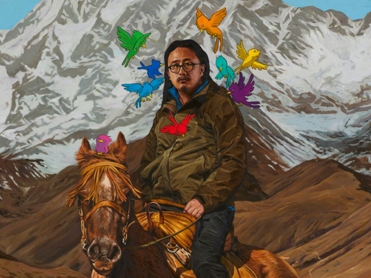 This unusual portrait of Sydney artist Jason Phu just won the 2025 Packing Room Prize