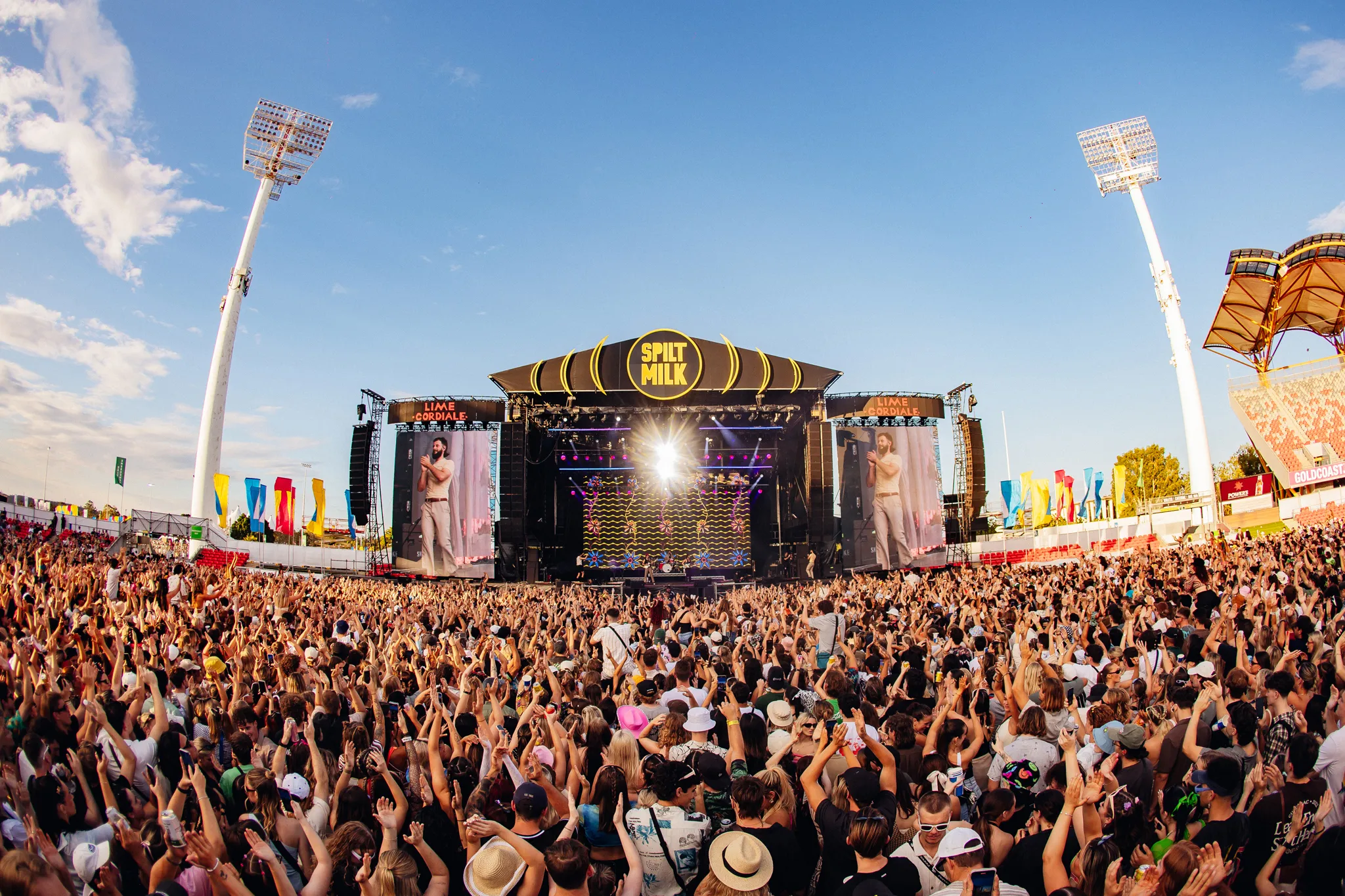 Crowd at Spilt Milk festival