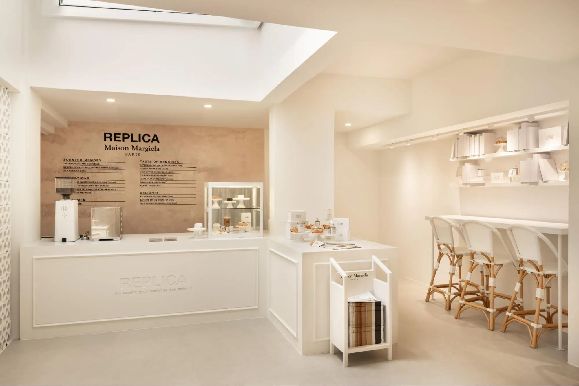 Maison Margiela House of Memories pop-up cafe in Singapore