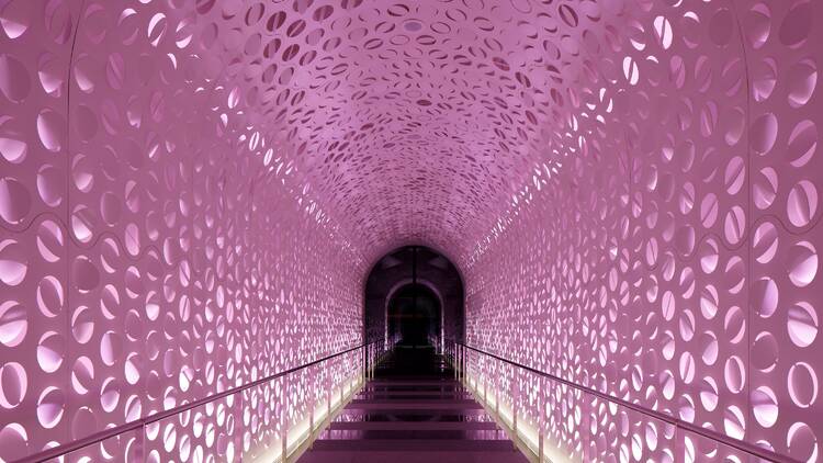 The entrance corridor of the W Osaka