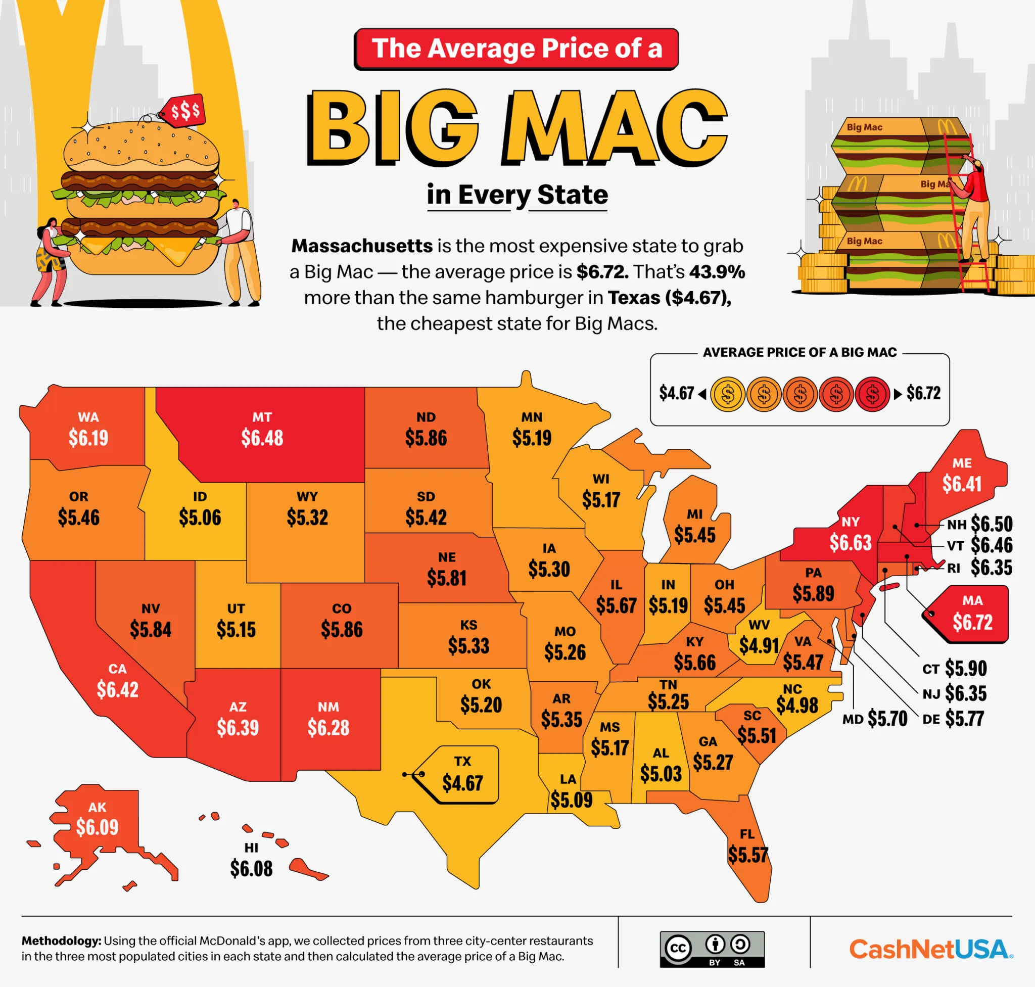 Big Mac map
