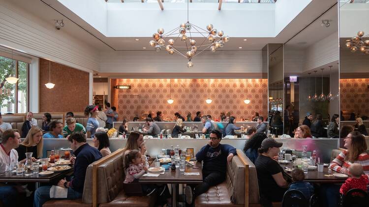 The interior of Little Goat Diner, a restaurant in the West Loop neighborhood owned by Stephanie Izard