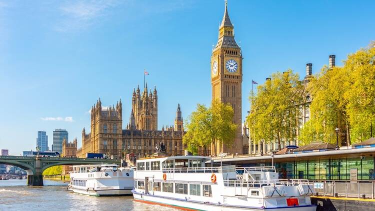The Houses of Parliament in London, UK