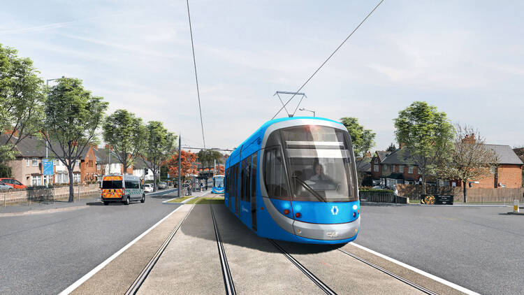 Plans for Birmingham Metro expansion from East Birmingham to Solihull