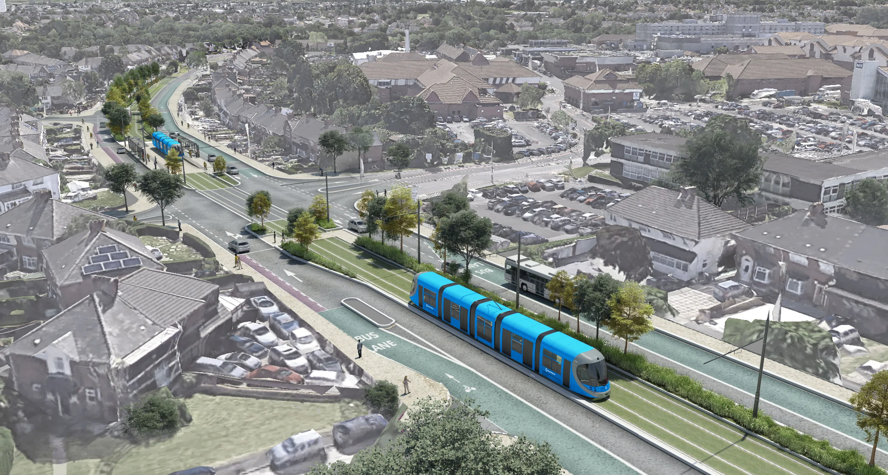 Plans for Birmingham Metro expansion from East Birmingham to Solihull