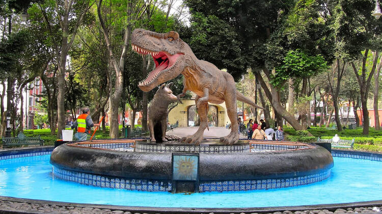 Coyosauria, dinosaurios en Coyoacán