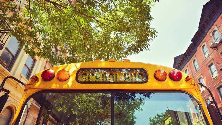 School bus in New York City