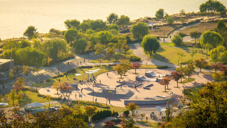 Sunset at Hangang River, Seoul