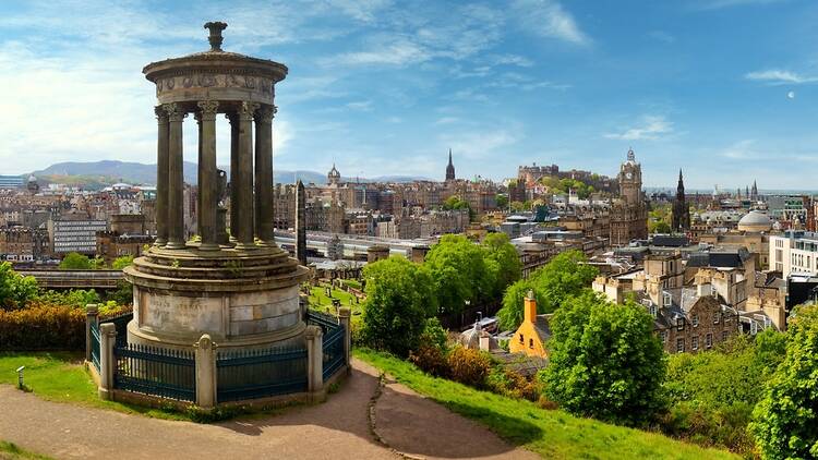 Edinburgh city skyline