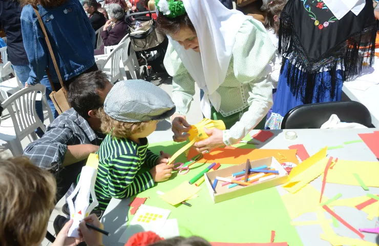 Juegos populares con niños en San Isidro