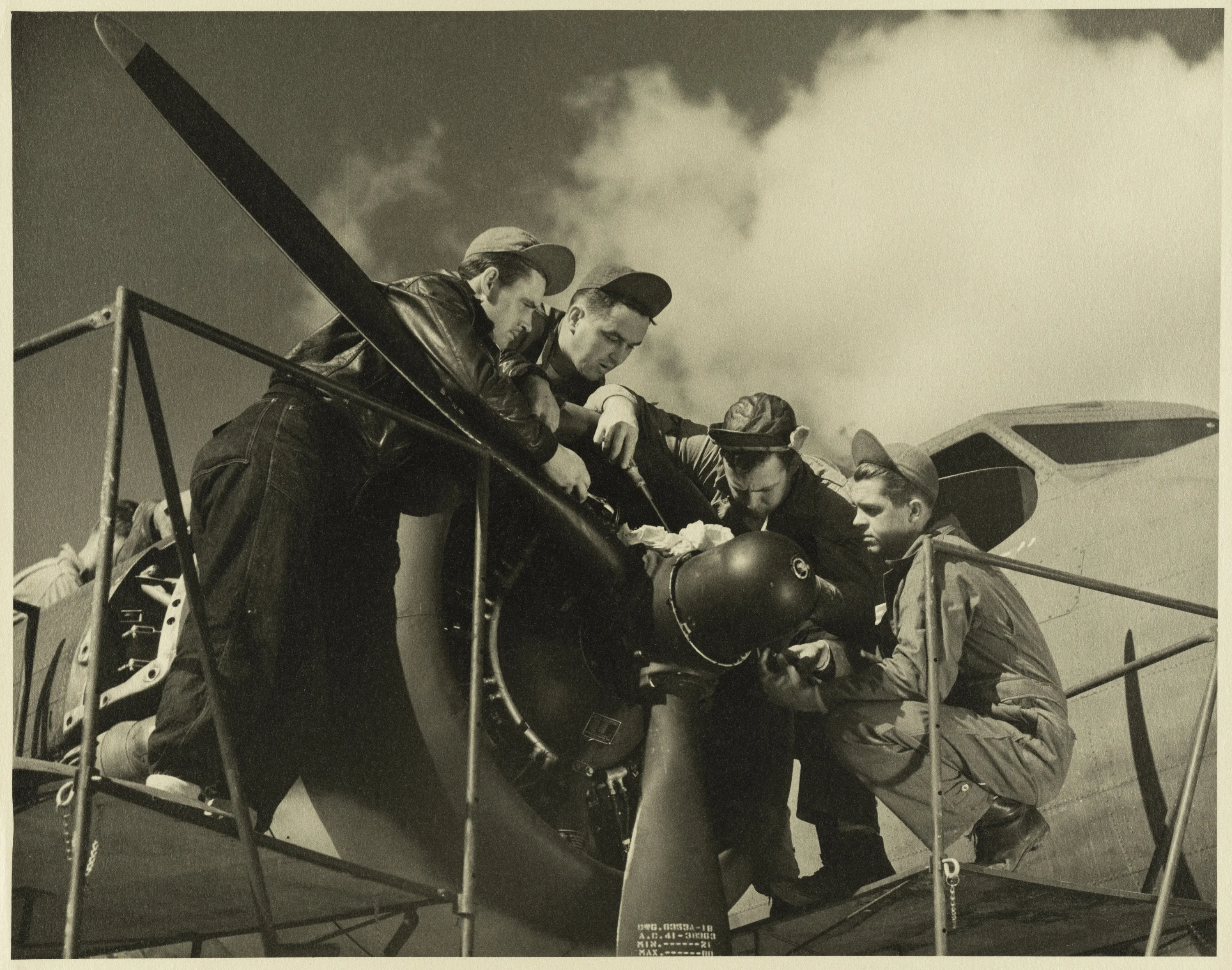 Still from a film produced by the RAF film unit