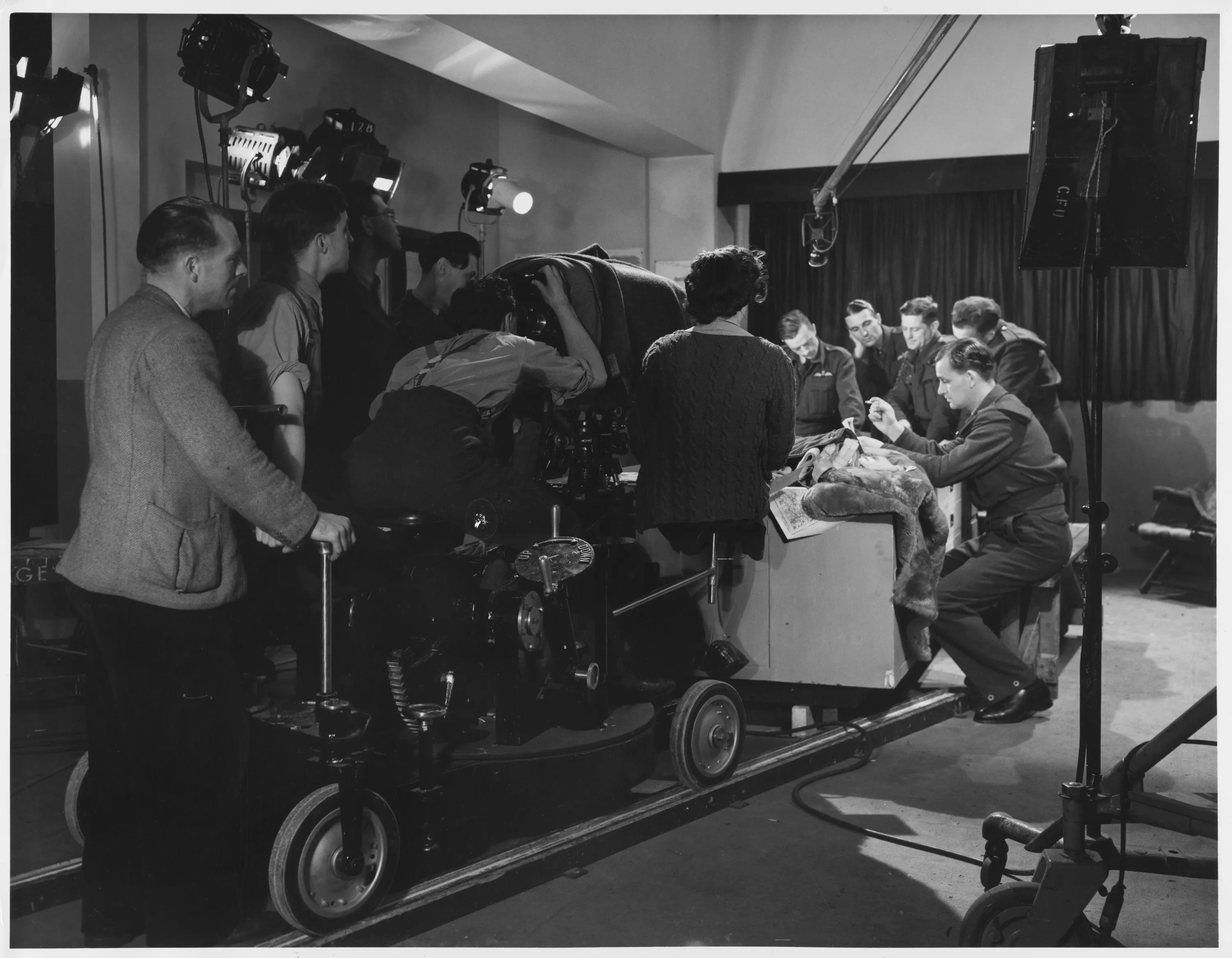 Still from a film produced by the RAF Film Production Unit during WWII