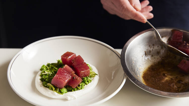 Cumulus Inc's tuna tartare.